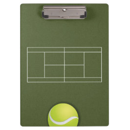 Tennis-Trainer Klemmbrett