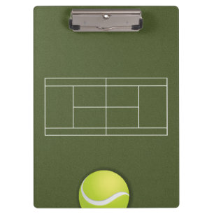 Tennis-Trainer Klemmbrett