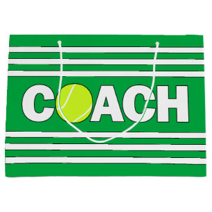 Tennis-Trainer-kundenspezifisches Große Geschenktüte