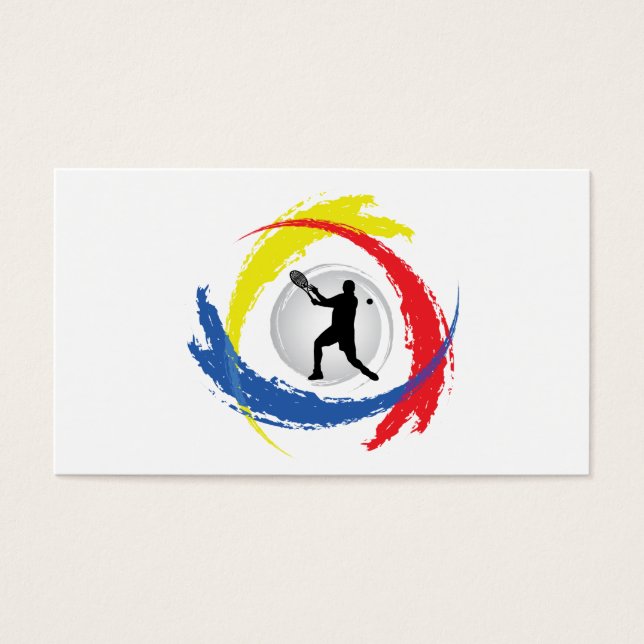 Tennis Tricolor Emblem (männlich) (Vorderseite)