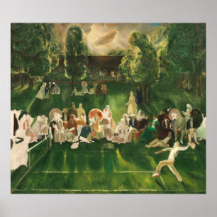 Tennis Turnament - George Bellows Fine Art Poster