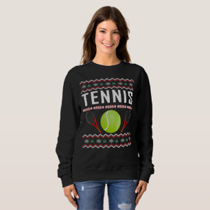Tennis Ugly Christmas Sweater Sweatshirt