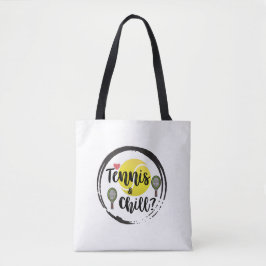 Tennis und Kill Balls und Rackets White Tasche
