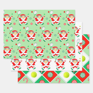 Tennis-Urlaub Geschenkverpackungspapier Geschenkpapier Set