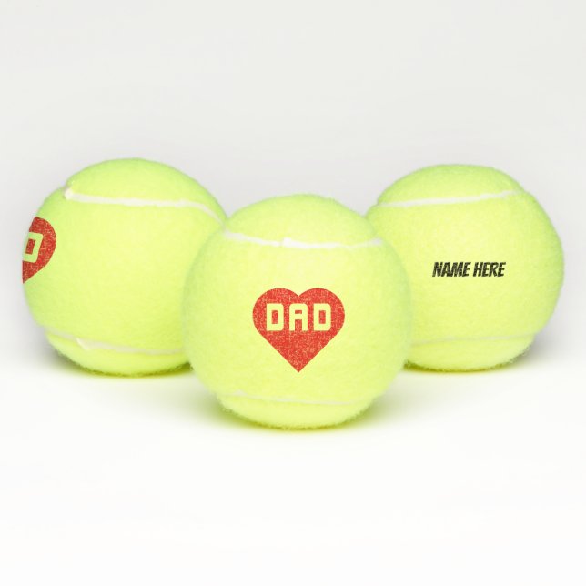 Tennis Vater Liebe Tennisbälle (Multi)