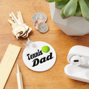 Tennis Vater Schlüsselanhänger