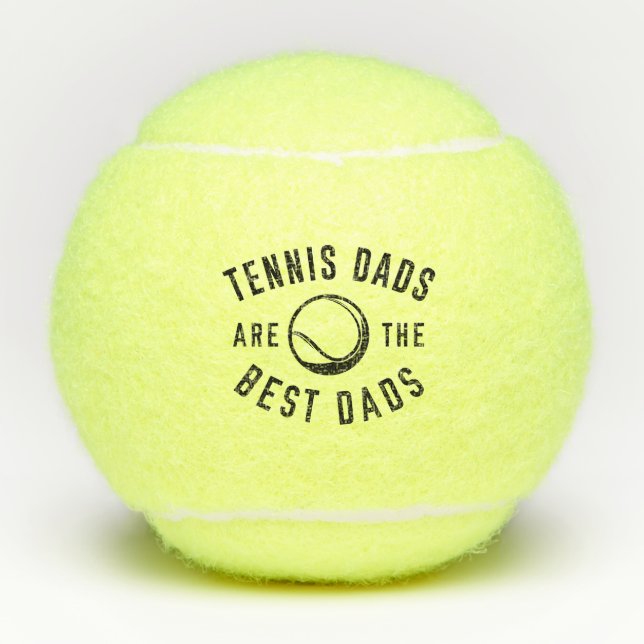 Tennis-Väter sind die besten Vater Tennisbälle (Vorderseite)