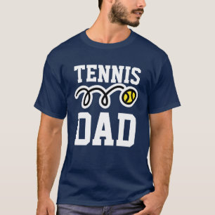 Tennis VATER T - Shirt für Papa - Kindergeschenk