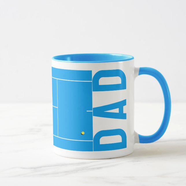 Tennis Vater Tasse (Rechts)