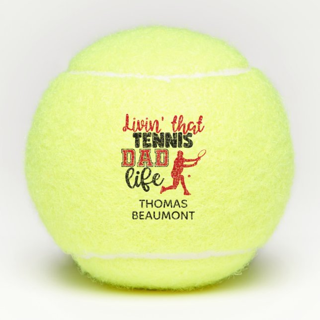 Tennis Vater Tennisbälle (Vorderseite)