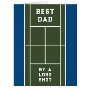 Tennis-Vater Vatertagskarte