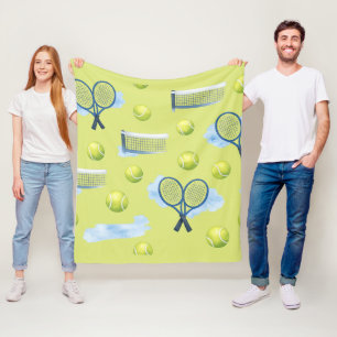 Tennis-Vatertag für Papa Fleecedecke
