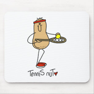 Tennis Verrückte T-Shirts und Geschenke Mousepad