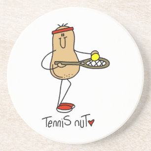 Tennis Verrückte T-Shirts und Geschenke Sandstein Untersetzer