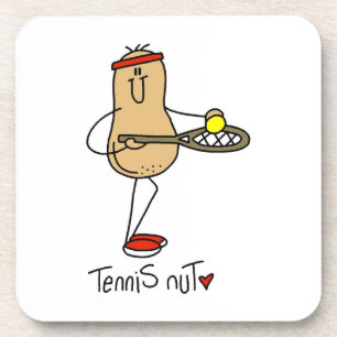 Tennis Verrückte T-Shirts und Geschenke Untersetzer