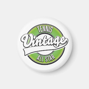 Tennis Vintag All star Logo Magnet