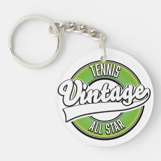 Tennis Vintag All star Logo Magnet Schlüsselanhänger (Vorderseite)