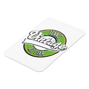 Tennis Vintage All-Star-Logo Magnet