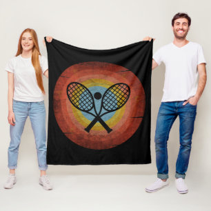 TENNIS VINTAGE FLEECEDECKE