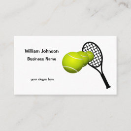 Tennis-Visitenkarte Visitenkarte