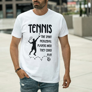 Tennis vs Pickleball Humor – Lustiger Tennisspiele T-Shirt