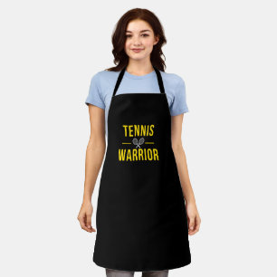 Tennis Warrior Funny Humour Quote Player Coach Schürze