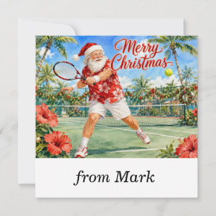 Tennis Weihnachten Festliche Schläger