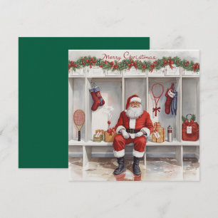 Tennis Weihnachten mit dem Weihnachtsmann
