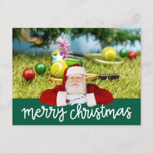 Tennis Weihnachten mit Tennisball und Ornamenten