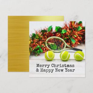Tennis Weihnachten mit Tennisthemen