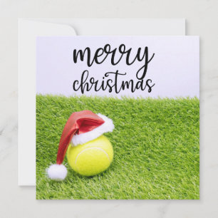 Tennis, Weihnachten und Tennisball und Weihnachtsm