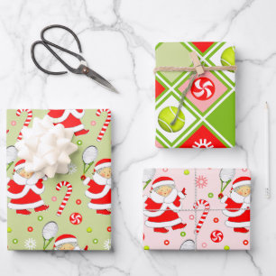 Tennis Weihnachtsgeschenke Wrapping Paper Sheet Geschenkpapier Set