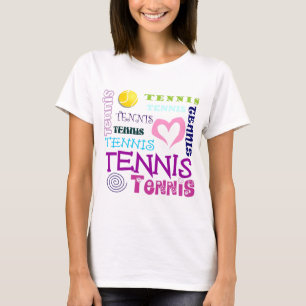 Tennis-Wiederholen T-Shirt