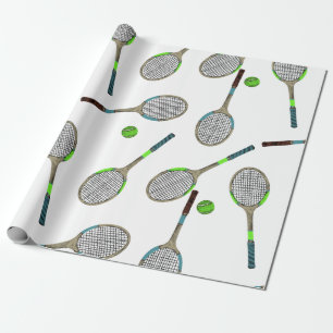Tennis Wrapping-Papier Geschenkpapier