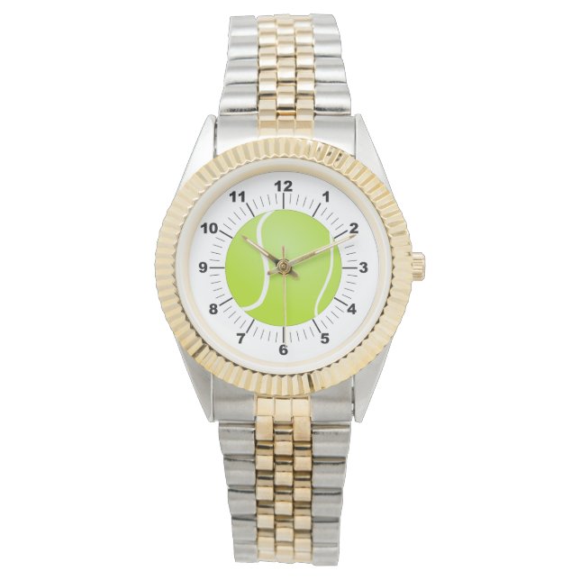 Tennisball-Armbanduhr für Frauen Armbanduhr (Vorderseite)