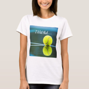 Tennisball, auf den ich dieses lustige Geschenk tr T-Shirt