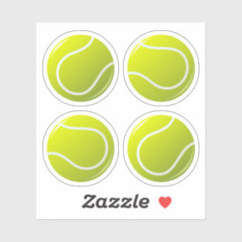 Tennisball-Aufkleber Aufkleber