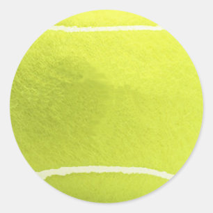 Tennisball-Aufkleber Runder Aufkleber