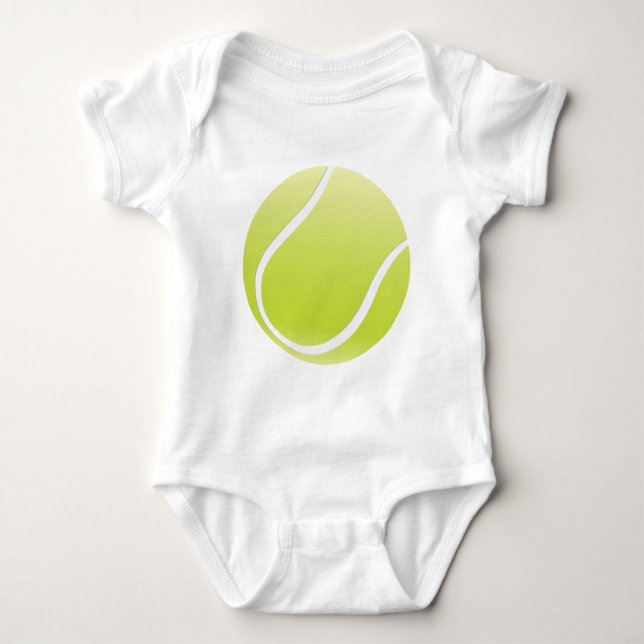 Tennisball Baby Strampler (Vorderseite)