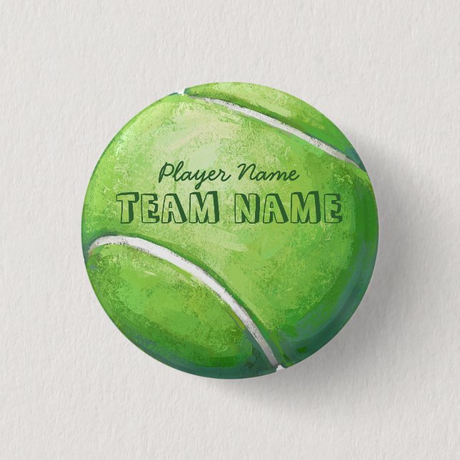 Tennisball Button (Vorderseite)