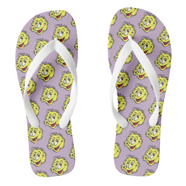 Tennisball Cartoon Kust. BG Flip Flops (Fußbett)