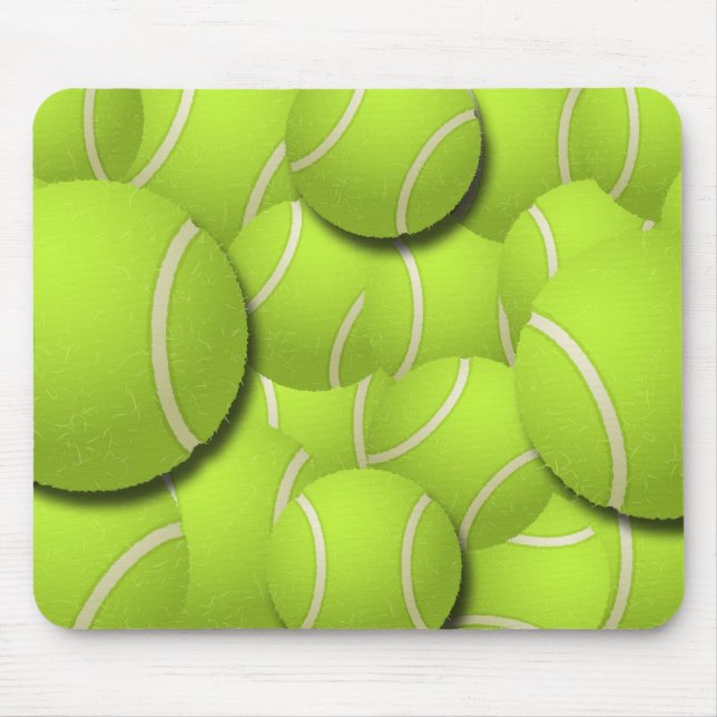 TENNISBALL-COLLAGE MOUSEPAD (Vorne)