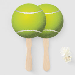 Tennisball. Fächer