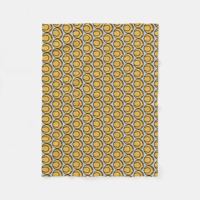 Tennisball Fleecedecke (Vorderseite)