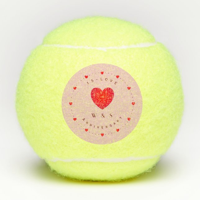 Tennisball für 15 Lieben Tennisbälle (Vorderseite)