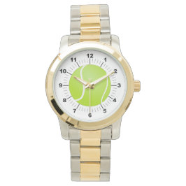 Tennisball für Frauen Oversized - Zwei-Tonen-Uhr Armbanduhr