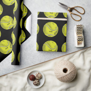 Tennisball geschenkpapier