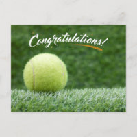 Tennisball gratulieren zu Grün