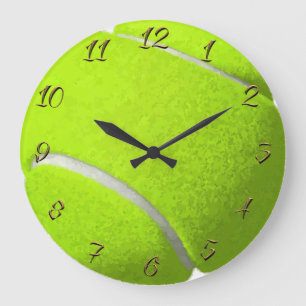 Tennisball Große Wanduhr