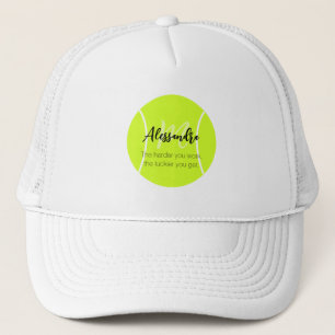 Tennisball individuelle Name & Text Truckerkappe